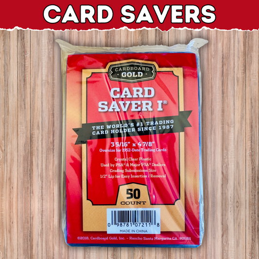 50-count pack, ideal for PSA submissions, high clarity, and easy card insertion/removal.